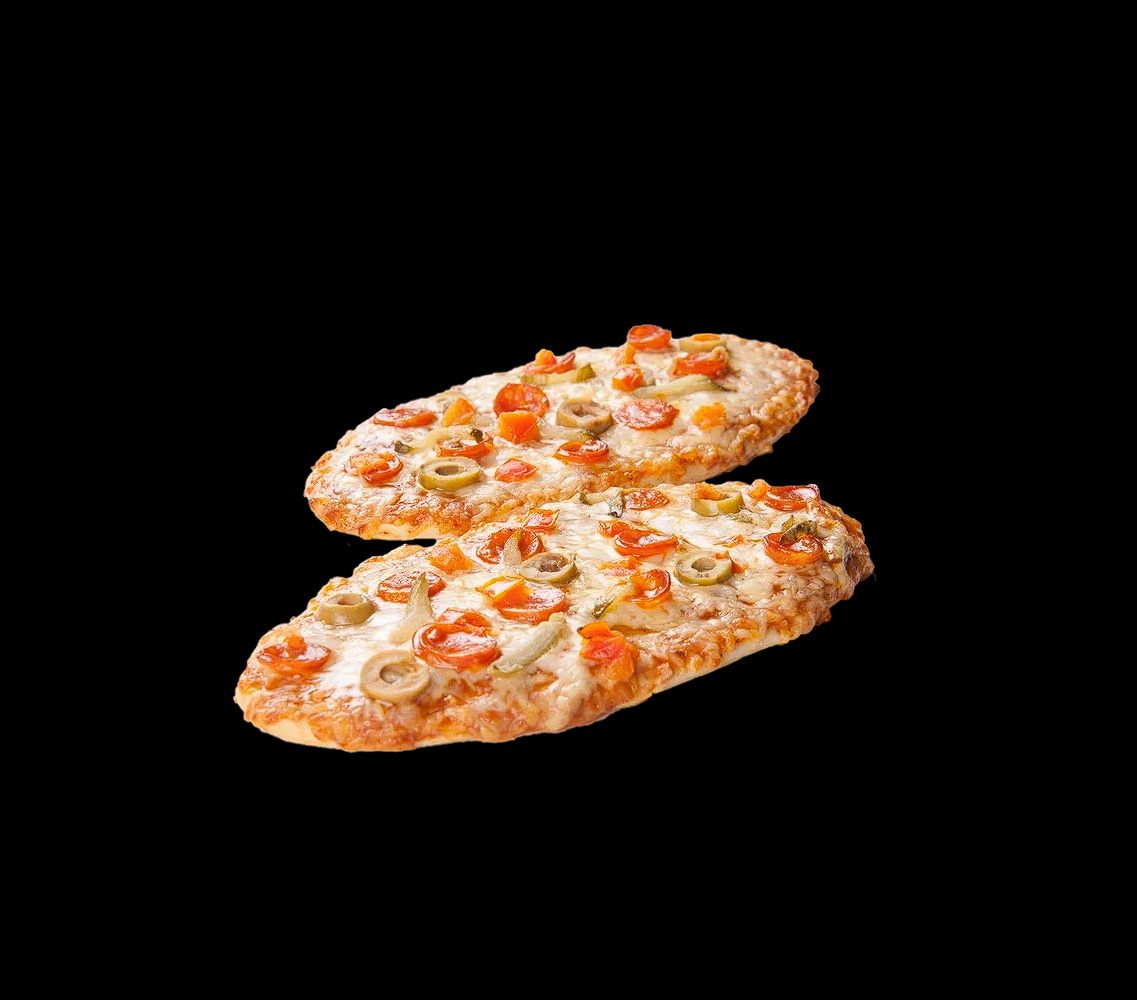 Пиццетта овальная с карпатскими  колбасками